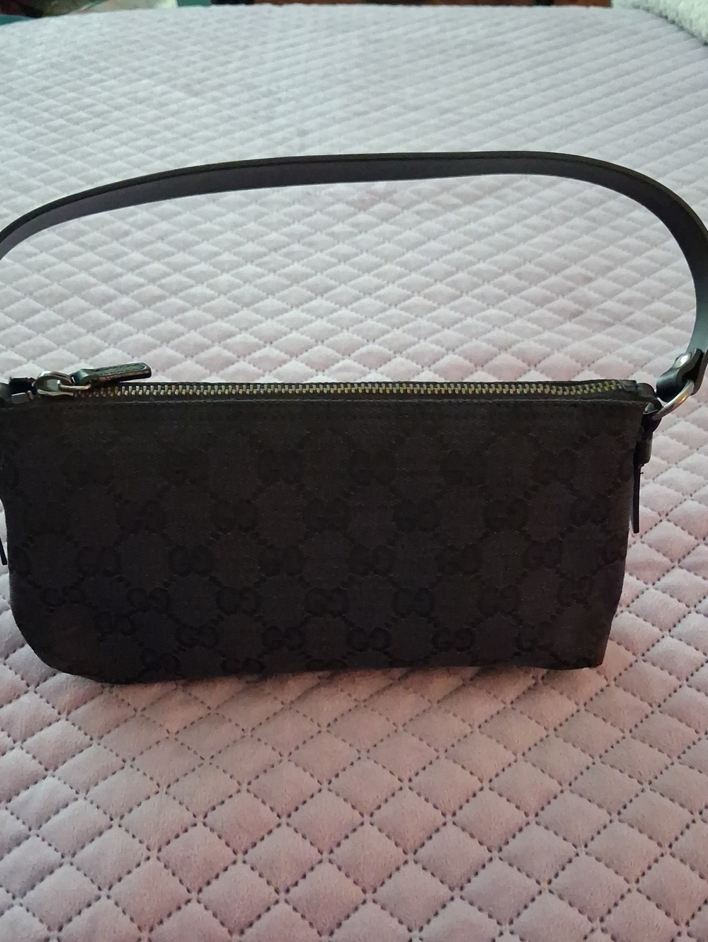 Gucci Black Monogram Belt Bag